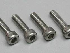 DUBRO SS Sock Head Cap Screws,6-32 X 1/2