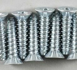 DUBRO 2298 Flat Head Self-Tapping Screw 3.0mmx12 (8)