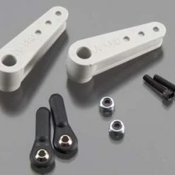 DUBRO Long Dual Servo Arms (Long JR Servos), 2 Pk