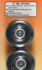 DUBRO Smooth Wheels (2), 2"