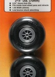 DUBRO Smooth Wheels,2-3/4"