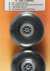 DUBRO Smooth Wheels,3"