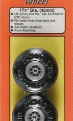 DUBRO Treaded Lite Wheels (2), 1-3/4"