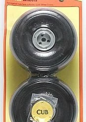 DUBRO J3 1/3 Cub Wheels (2), 5-5/8" Lite