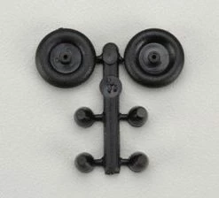 DUBRO Tail Wheel With Retainers, 1/2", Micro (2)