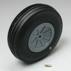 DUBRO Treaded Wheel,4-1/2",Large Scale