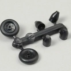 DUBRO TailWheel With Retainers, 3/8", Micro (2)