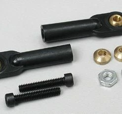 DUBRO Swivel Ball Links, 2-56 X 1/2" (2) : 2-56