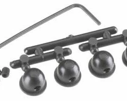 DUBRO Micro Wheel Collars 4 Pieces: 1.5mm