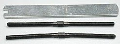 DUBRO Turnbuckles (2) With Wrench 4-40, 2-5/8" Long