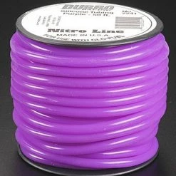 DUBRO Silicone Fuel Tubing, Purple (PER FOOT)