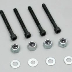 DUBRO Socket Bolts With Nuts, 4-40 X 1"