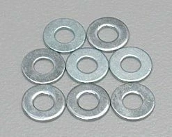 DUBRO Washers,Flat,3mm