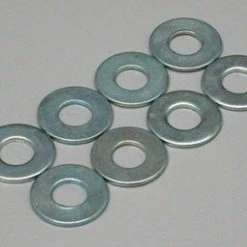 DUBRO Washers,Flat,4mm