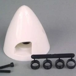 DUBRO 4 Pin Spinner,2",White