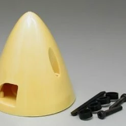 DUBRO 4 Pin Spinner,2-1/2" Yellow