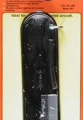 DUBRO Snowbird Nose Skis, Black: .20-.60